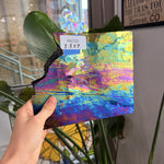 Black Iridescent Opal Wissmach Sheet Glass