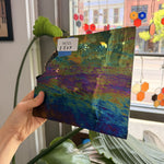 Black Iridescent Opal Wissmach Sheet Glass