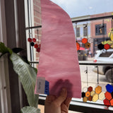 Vintange Rare Hot Pink Spectrum Sheet Glass