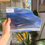 Blue Purple Cream Wispy Opal Kokomo Sheet Glass