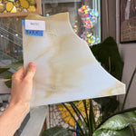 Tan White Opal Wispy Kokomo Sheet Glass