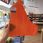 Orange White Wispy Opal Spectrum Sheet Glass