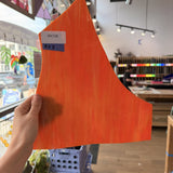 Orange White Wispy Opal Spectrum Sheet Glass