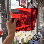 Red Transparent Oceanside Sheet Glass