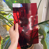 Red Transparent Oceanside Fusible 96 COE Sheet Glass