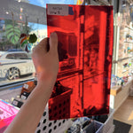 Red Transparent Oceanside Fusible 96 COE Sheet Glass
