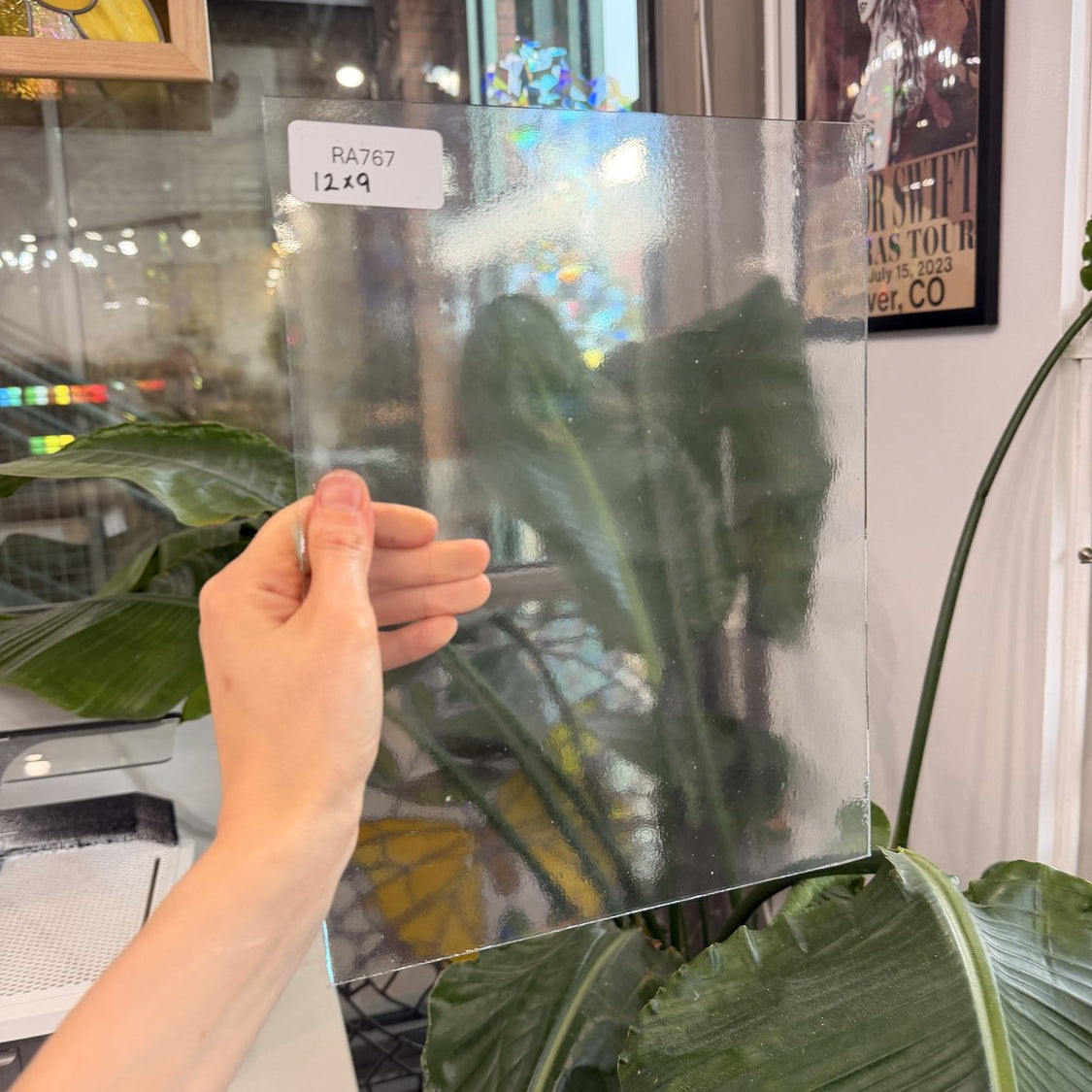 Transparent Clear Lightly Textured