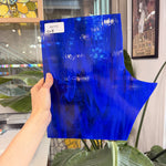 Vintage Blue White Wispy Spectrum
