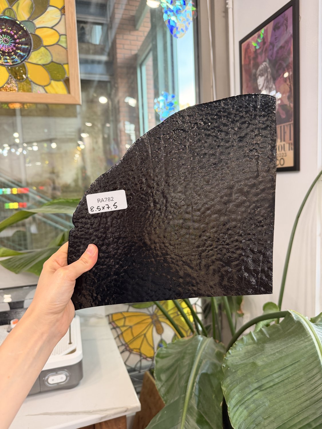 Black Textured Bullseye