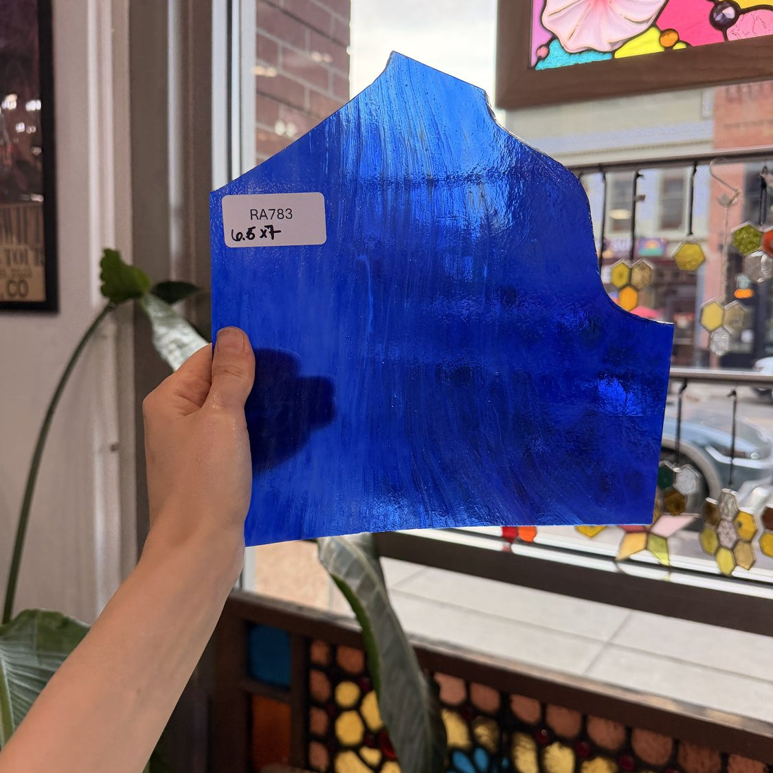 Dark Blue Textured Transparent