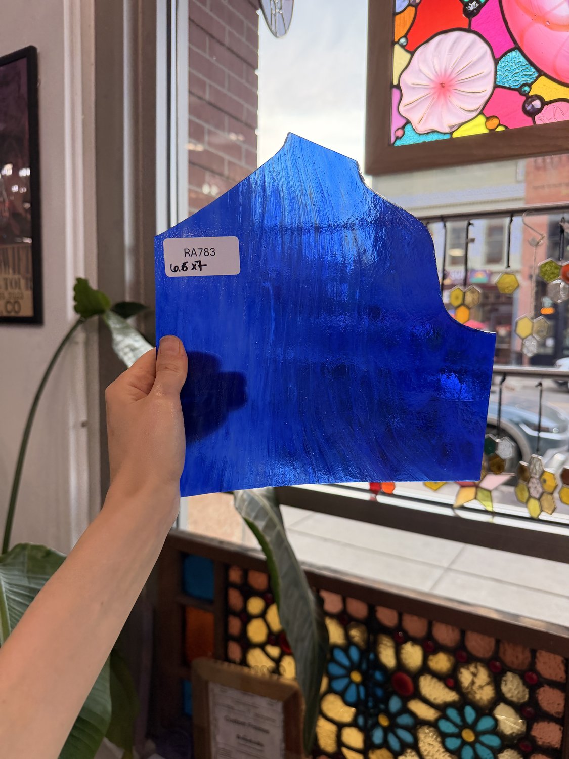 Dark Blue Textured Transparent