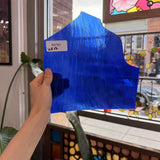 Dark Blue Textured Transparent
