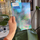 Peacock Blue Iridescent Wissmach Fusible 96 COE Fusible Sheet Glass Wissmach Glass Default Title
