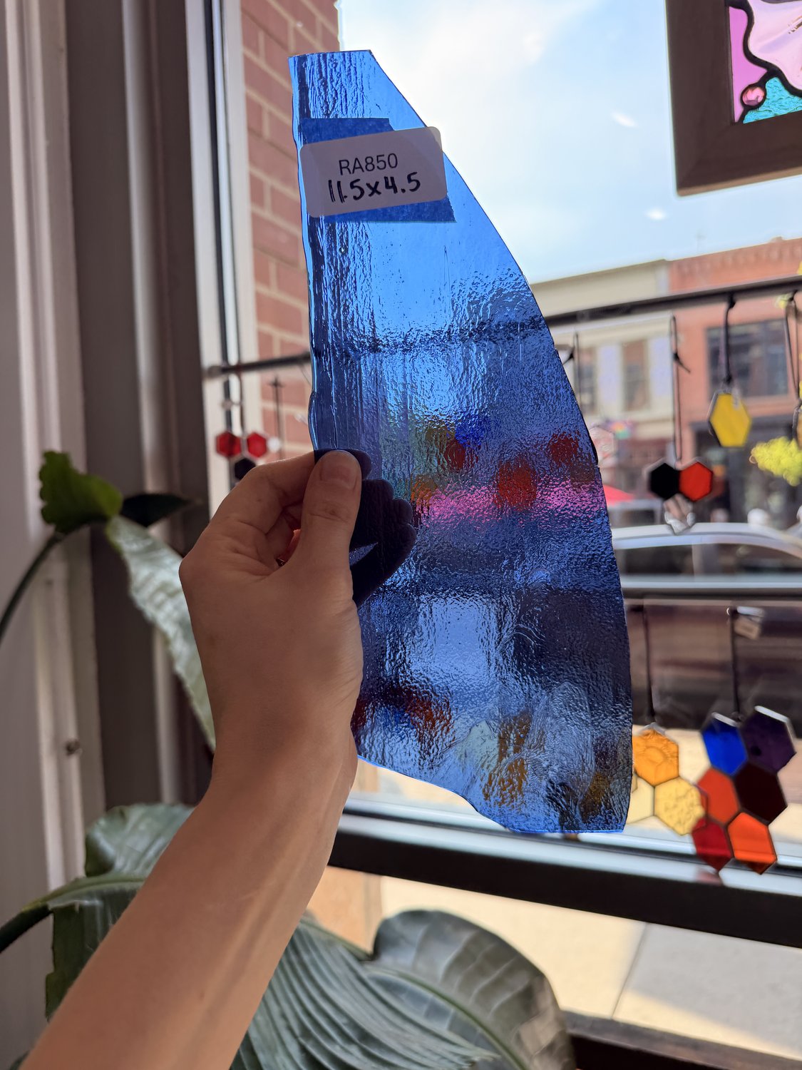 Medium Blue Transparent Bullseye