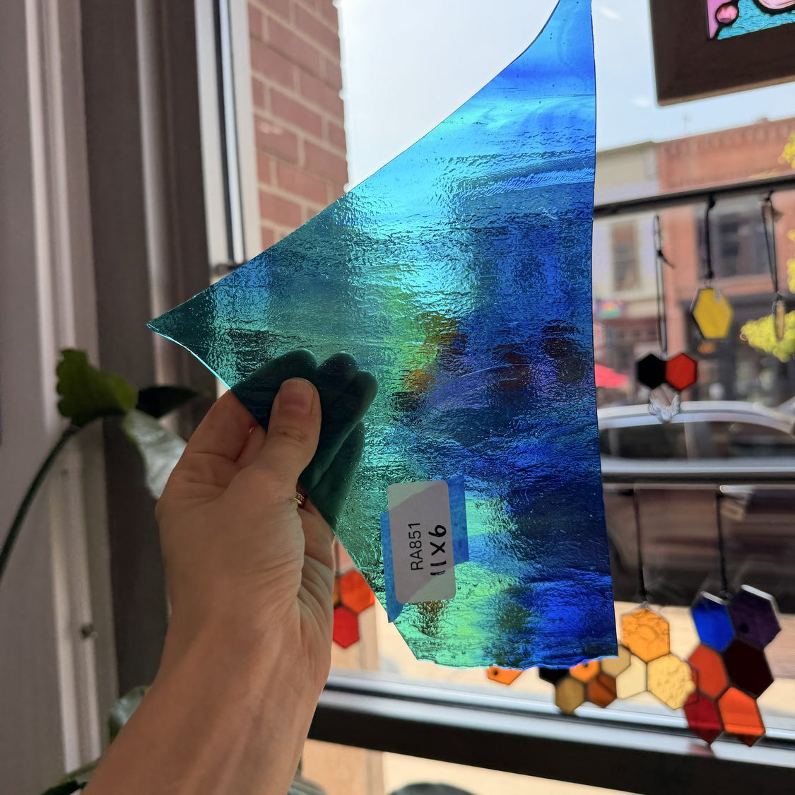 Blue Green Mixed Transparent