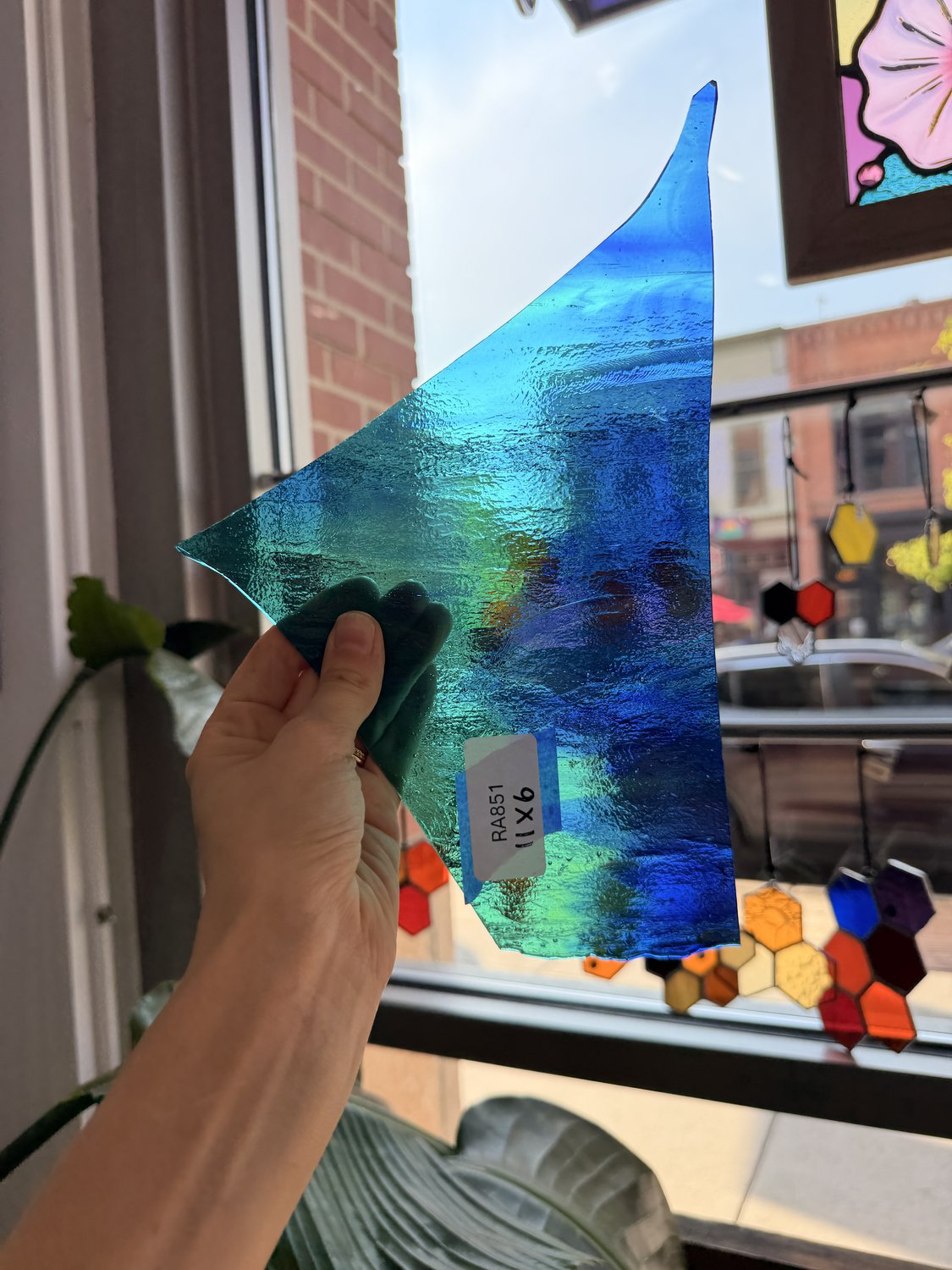 Blue Green Mixed Transparent