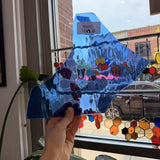 Medium Blue Waterglass