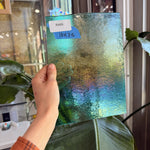 Emerald Green Iridescent Bullseye Fusible 90 COE