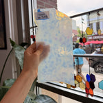 Clear Mottled Chicago Art Glass – RA899