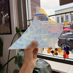 Clear Mottled Chicago Art Glass – RA900
