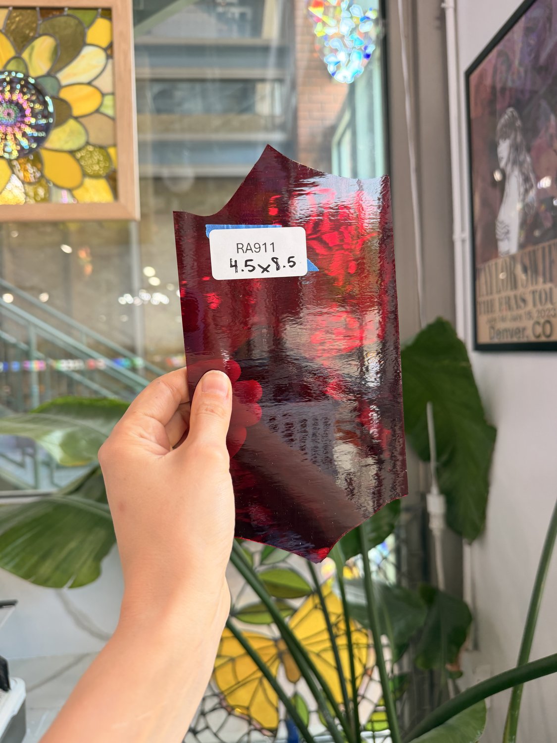 Red Transparent Spectrum Waterglass