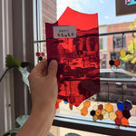 Red Transparent Spectrum Waterglass