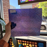 Purple Iridescent Dew Drop Sheet Glass Colorado Glassworks