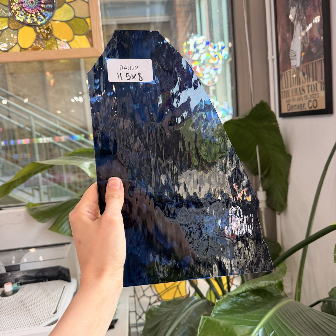 Steel Blue Waterglass
