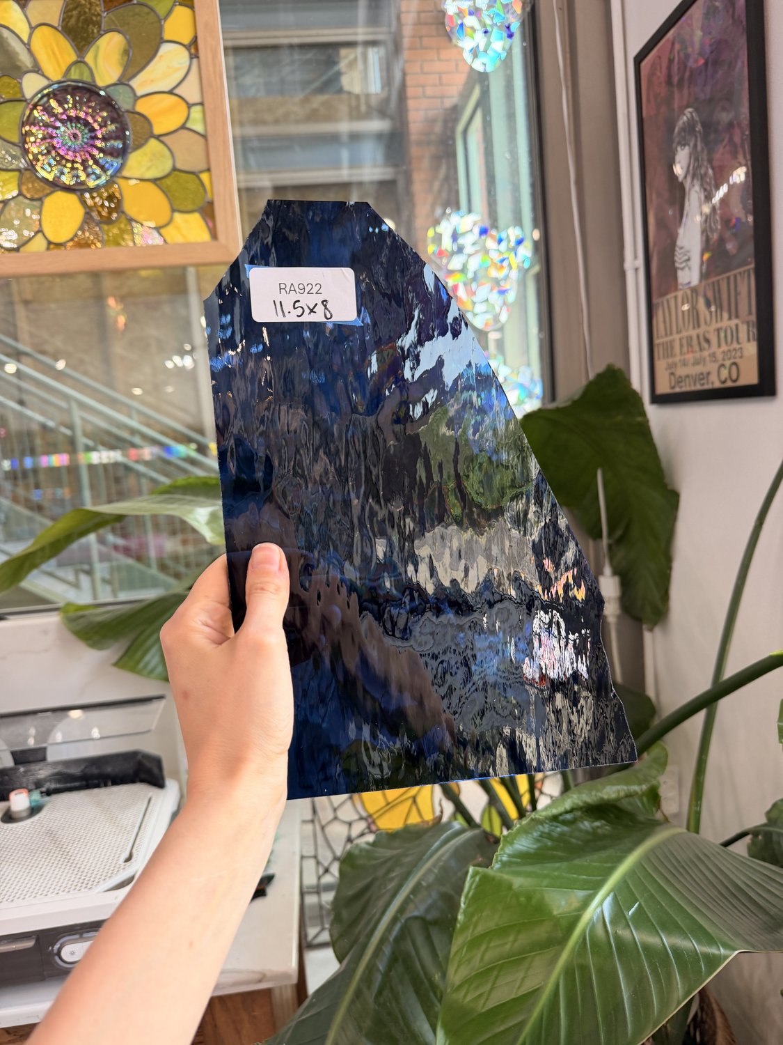 Steel Blue Waterglass