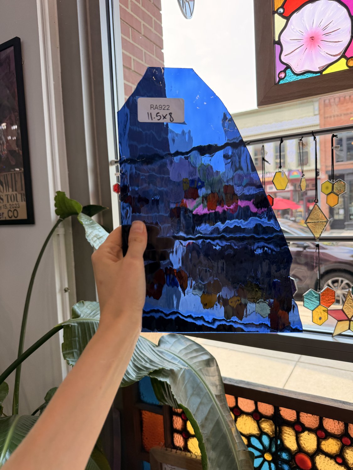 Steel Blue Waterglass