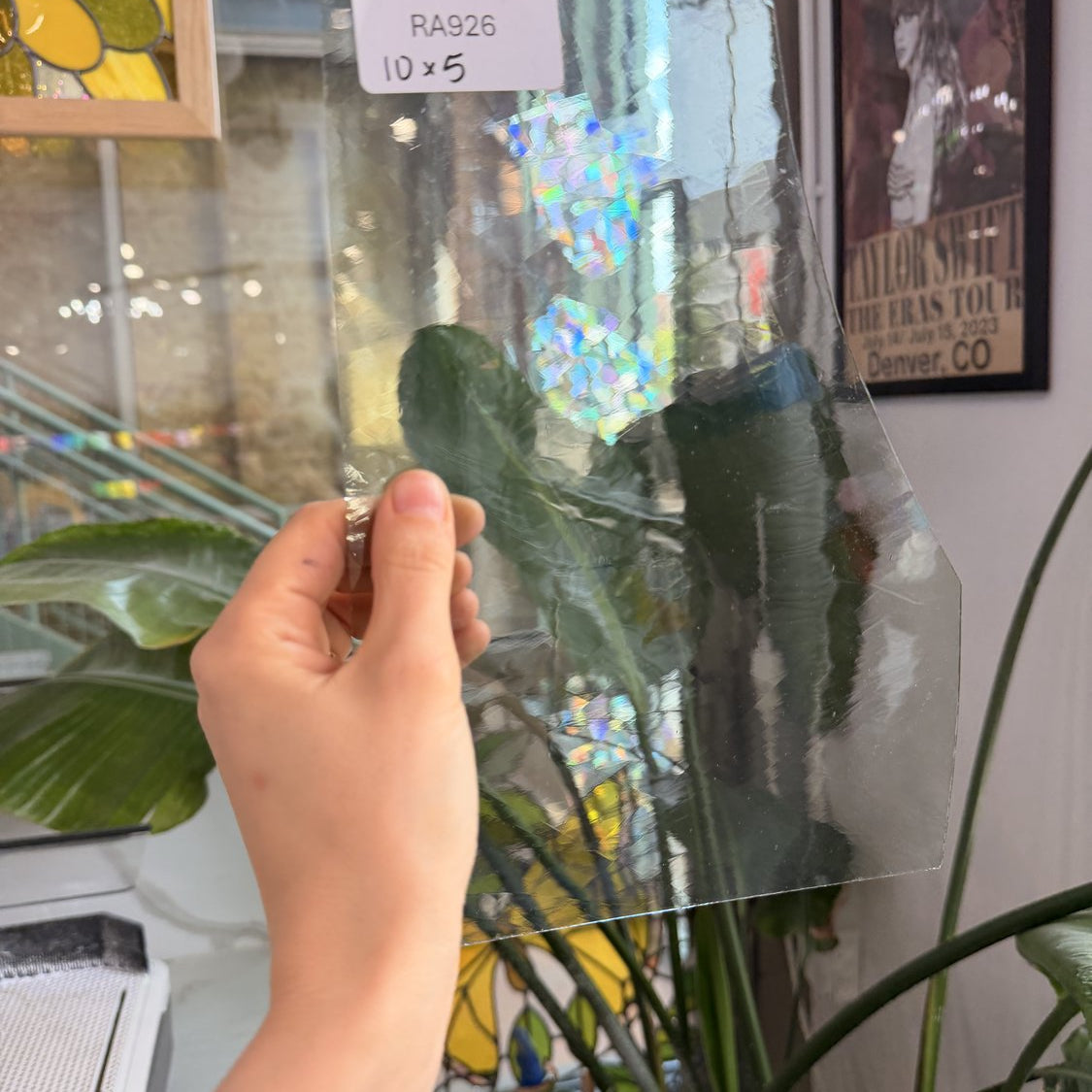 Clear Mouthblow Desag Vintage Sheet Glass