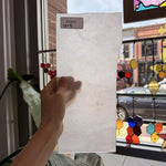 Milky Stipple Solid White Youghiogheny Sheet Glass