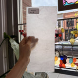 Milky Stipple Solid White Youghiogheny Sheet Glass