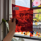 Cherry Red Waterglass Oceanside Sheet Glass