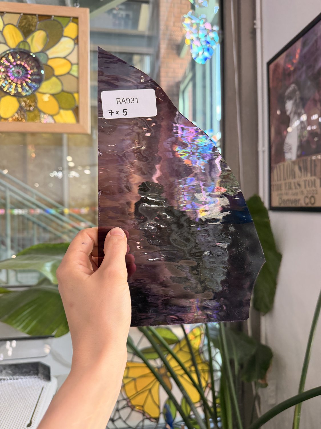 Light Purple Waterglass Oceanside Sheet Glass