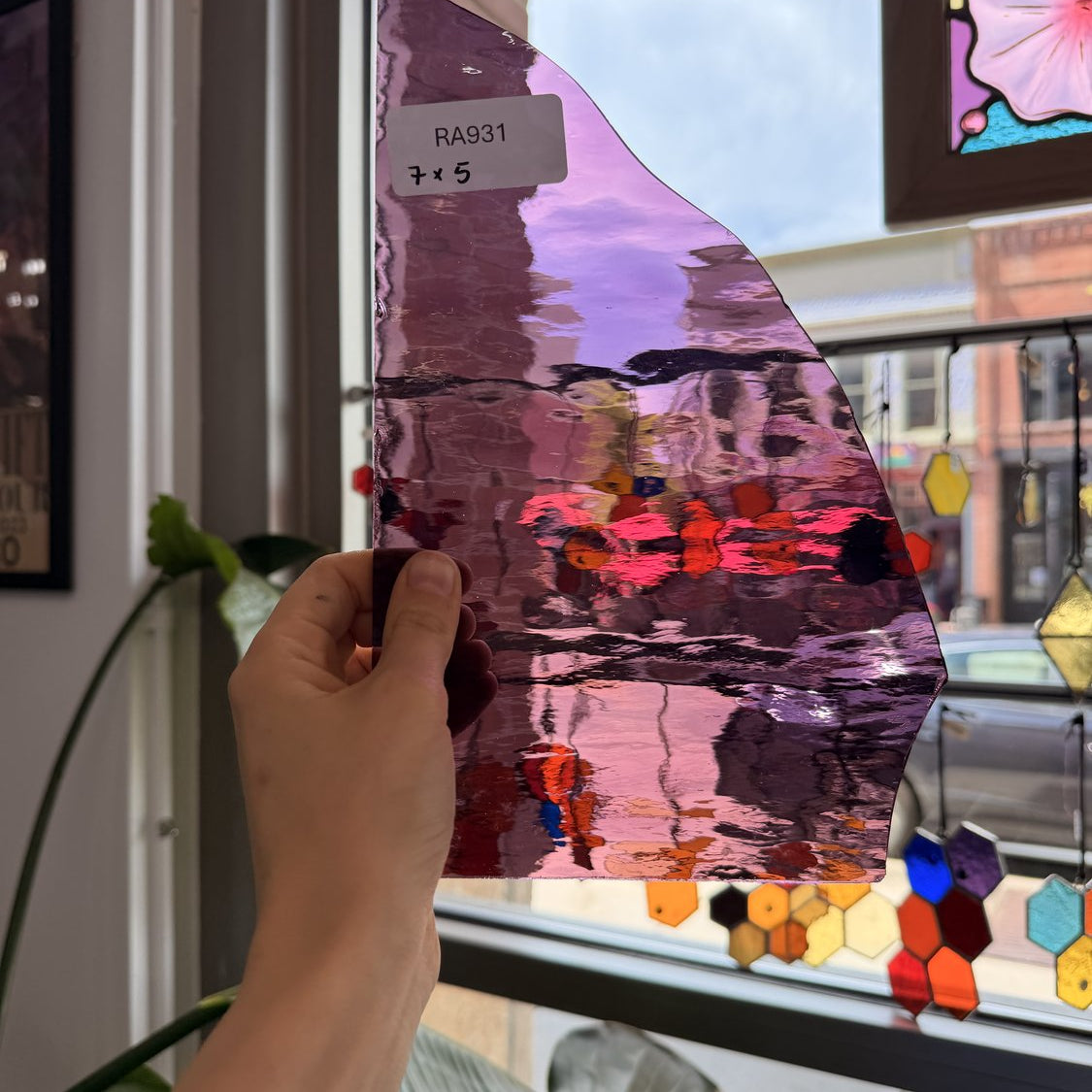 Light Purple Waterglass Oceanside Sheet Glass