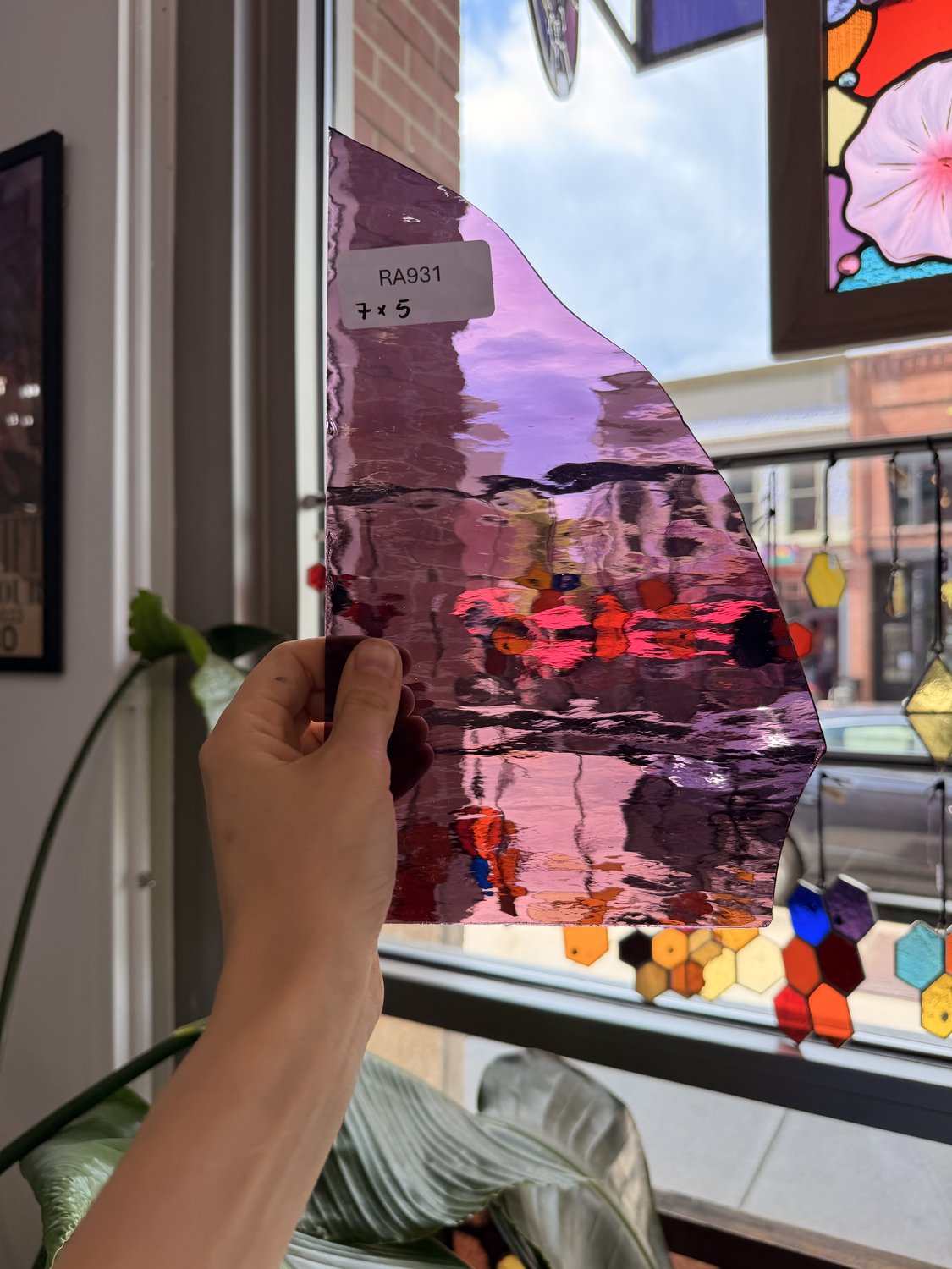 Light Purple Waterglass Oceanside Sheet Glass