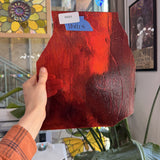 Red Transparent Bullseye Fusible Sheet Glass Bullseye Glass 10x11.5in (BE-94197293)