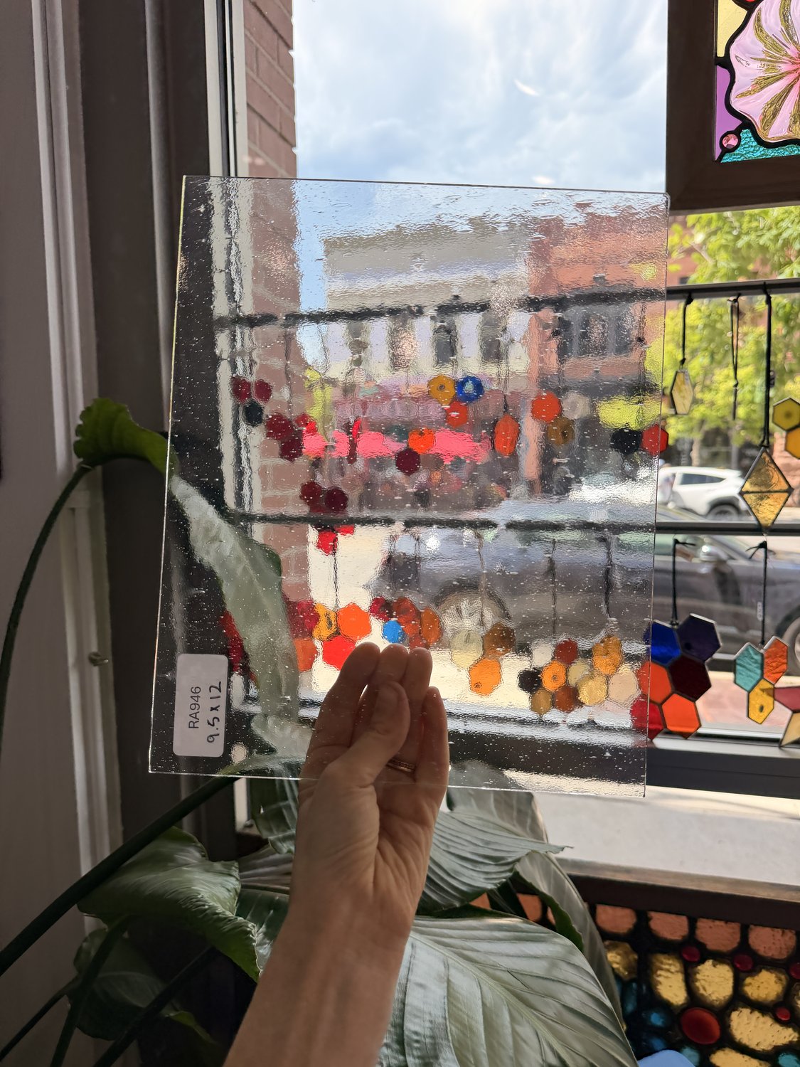 Spectrum Seedy Vintage Sheet Glass