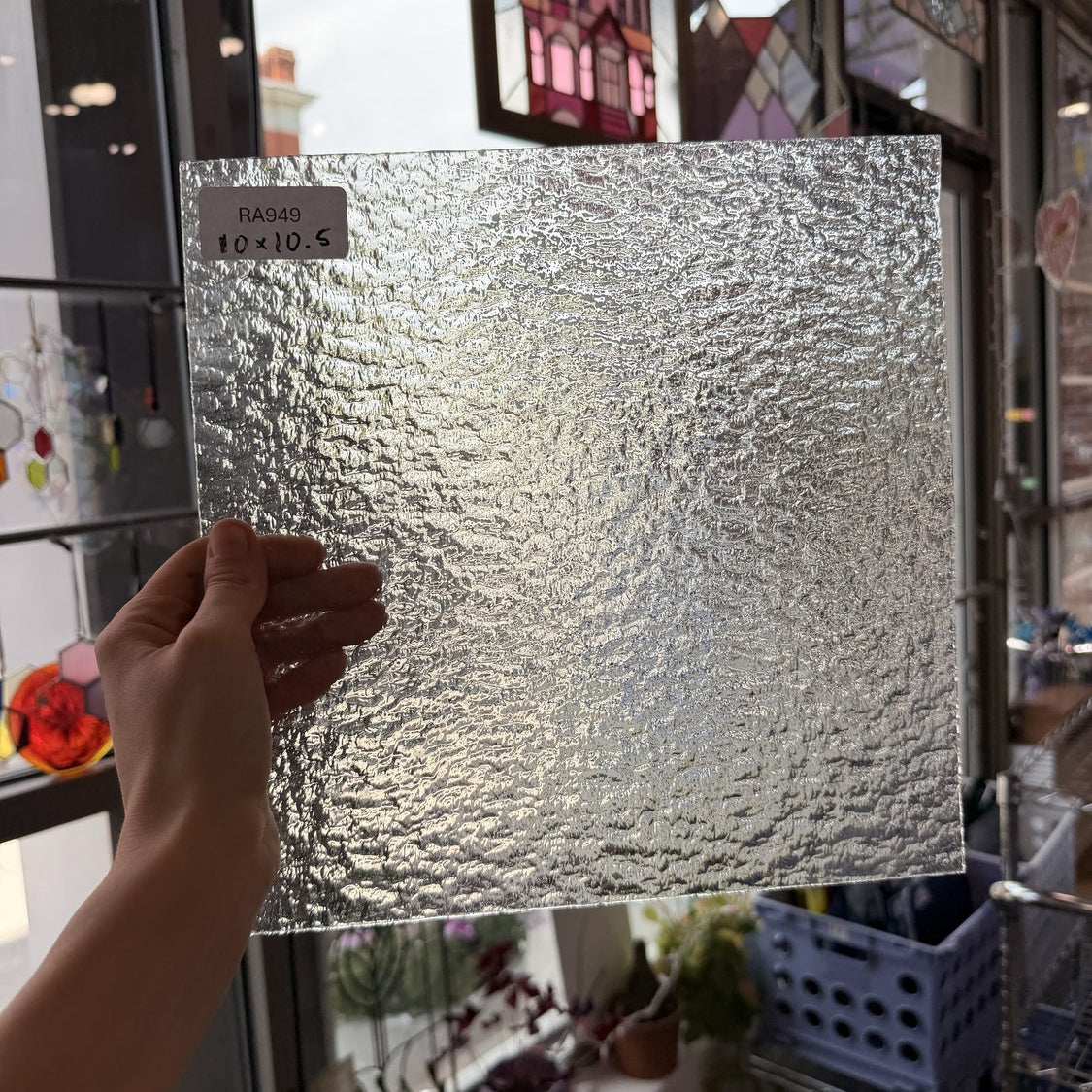 Clear Granite Spectrum Sheet Glass