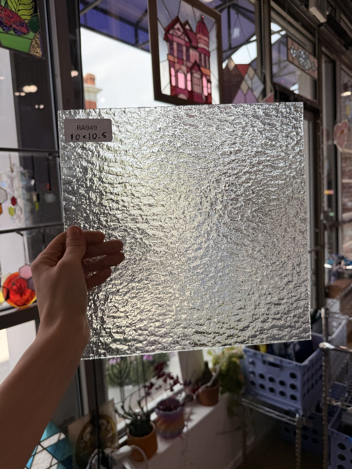 Clear Granite Spectrum Sheet Glass