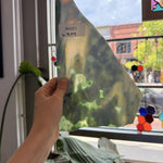 Green Mixed Mottled Youghiogheny Sheet Glass