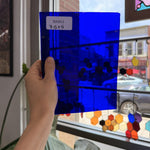 Dark Blue Mouthblown GNA Sheet Glass