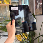 Black Solid Vintage Spectrum Sheet Glass
