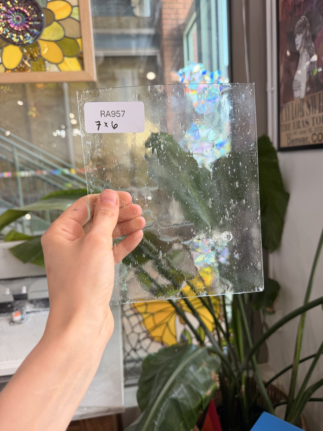 Spectrum Seedy Vintage Sheet Glass