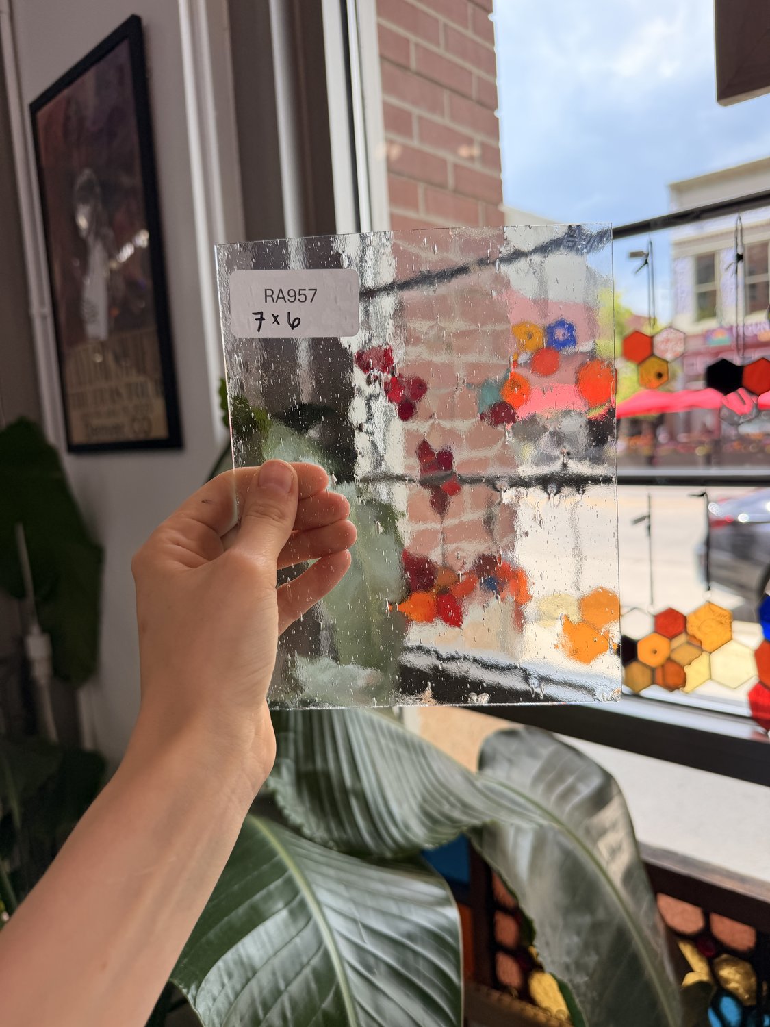Spectrum Seedy Vintage Sheet Glass