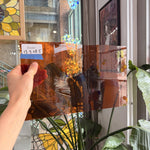 Amber Transparent Vintage GNA Sheet Glass