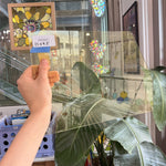 Transparent Mouthblown Light Yellow Vintage GNA Sheet Glass – RA964