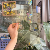 Transparent Mouthblown Light Yellow Vintage GNA Sheet Glass – RA965