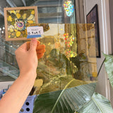 Vintage Amber Transparent GNA Sheet Glass